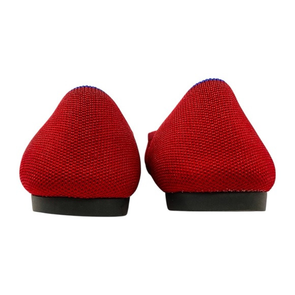 Rothy's The Point in Bright Red Women's Flats Size 10.5 - Picture 7 of 10